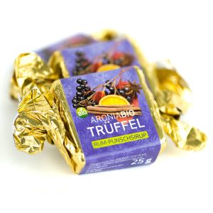 Aroniahof Rogl BIO Trüffel-Rum-Punschsirup Schokolade 25g