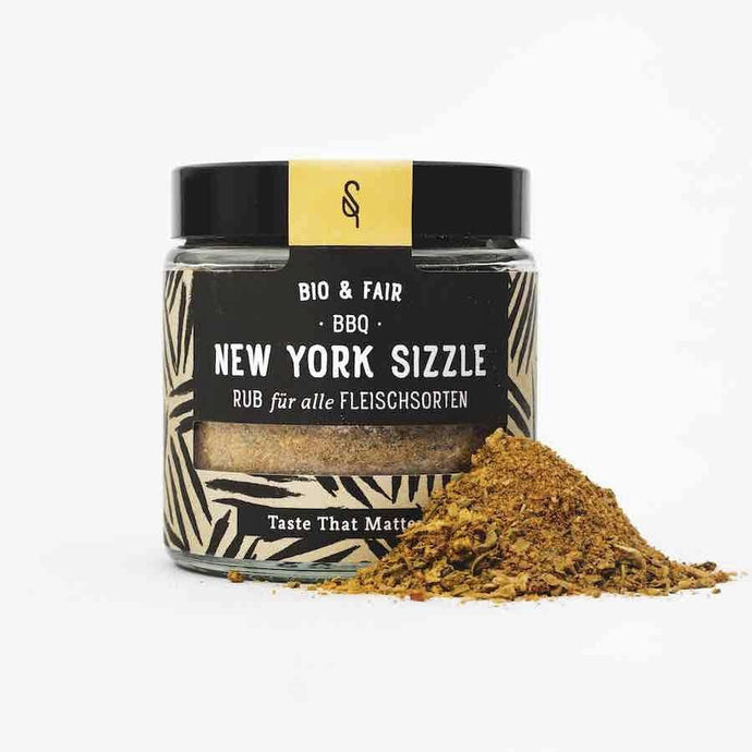 Soul&Spice BIO BBQ NEW YORK SIZZLE RUB 120ml Glas
