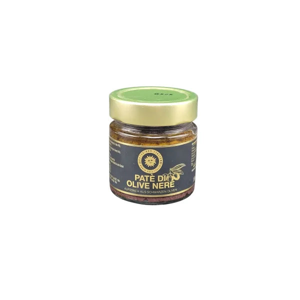 Paté di Olive nere Olivenaufstrich mit schwarzen Oliven 180g