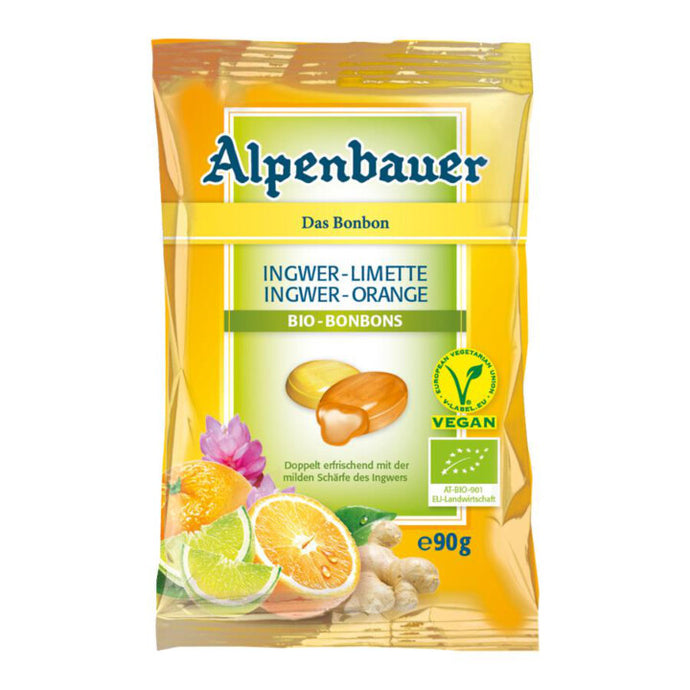 Alpenbauer BIO Zuckerl Ingwer-Limette 90g