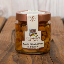 Lade das Bild in den Galerie-Viewer, Gutes aus Italien Sotoobosco Valtaro Chiodini Pilze in Olivenöl
