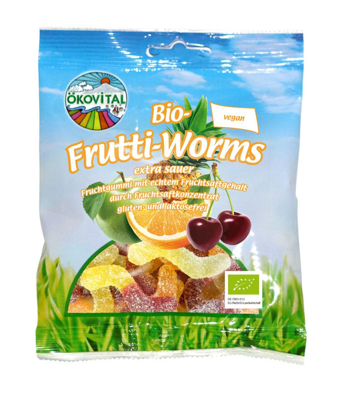 Ökovital Bio Frutti-Worms 100g